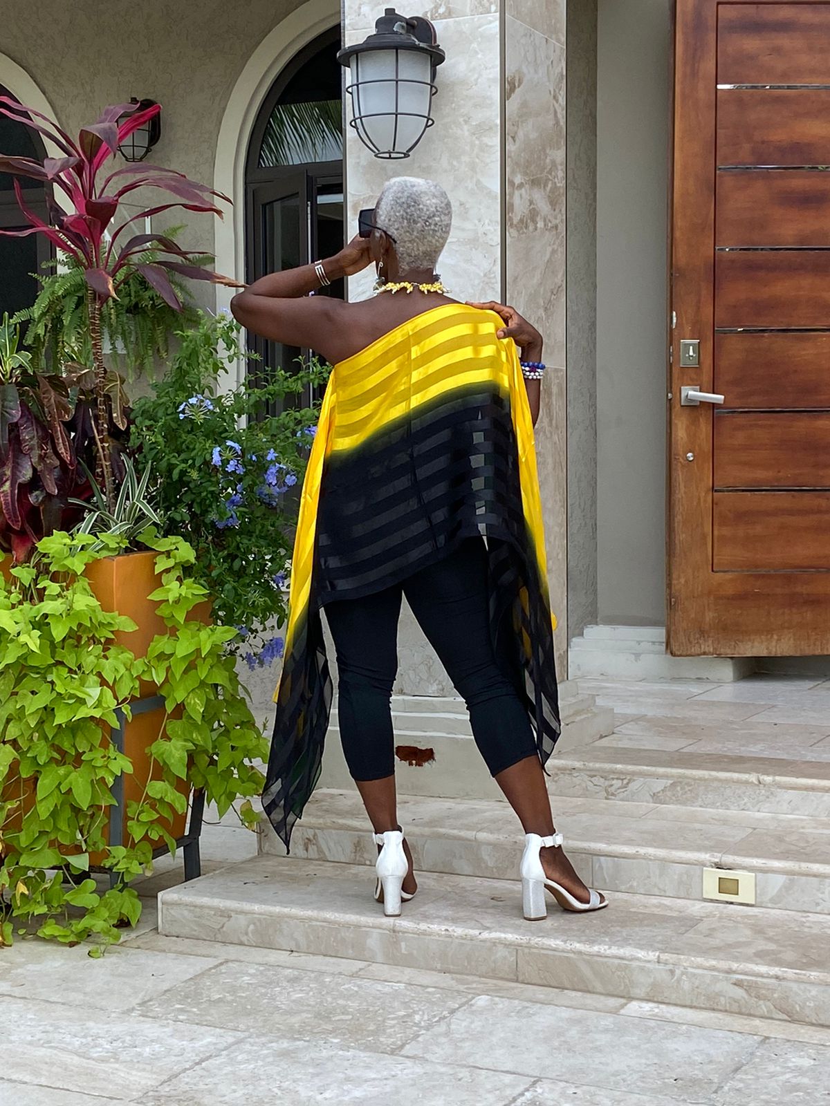 REGULAR STRIPED Flag Kaftan