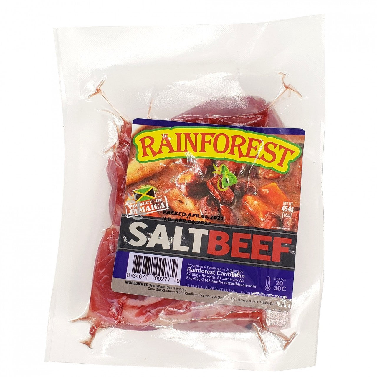 RAINFOREST SALT BEEF 454g