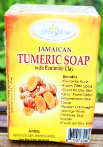 Jamaican turmeric is the best across the world, HoneyVera’s Turmeric Soap provides its great benefits to the skin
A natural way to remove acne, fade dark spots, unclog pores and even the skin tone