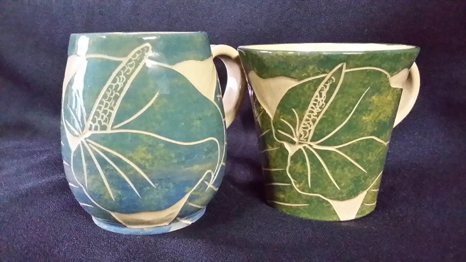 Carved Coffee cups