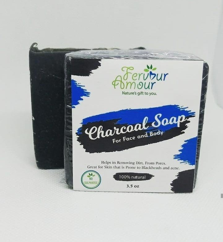 Charcoal soap