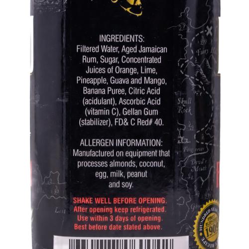 Calico Jack Fruit Blend Flavored Jamaican Rum Punch 6 Units / 250 ml