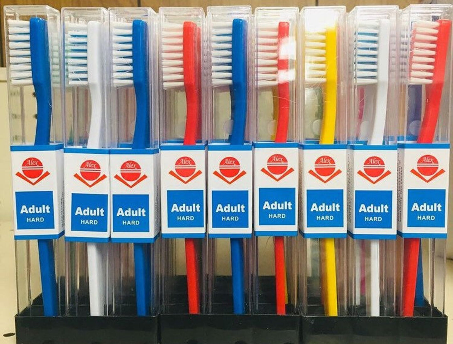 Jamaican Adult Hard Toothbrush set of 6