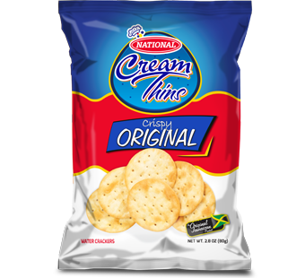 NATIONAL CREAM THINS CRISPY CRACKERS ( bundle 6)