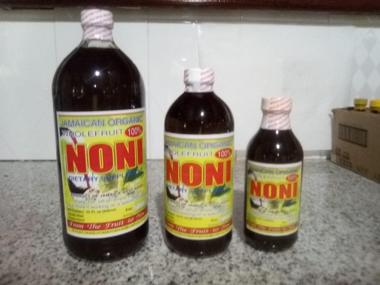 Jamaican Organic Noni  Juice (whole fruit) 16 oz