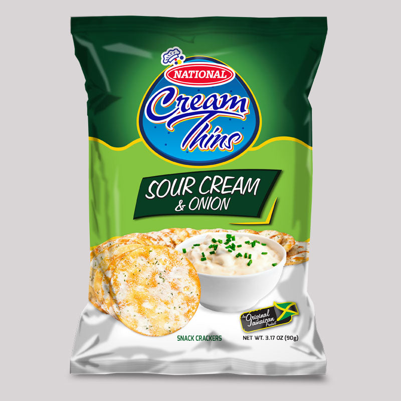 NATIONAL CREAM THINS CRISPY CRACKERS ( bundle 6)