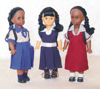  Jamaican School Girl Dolls