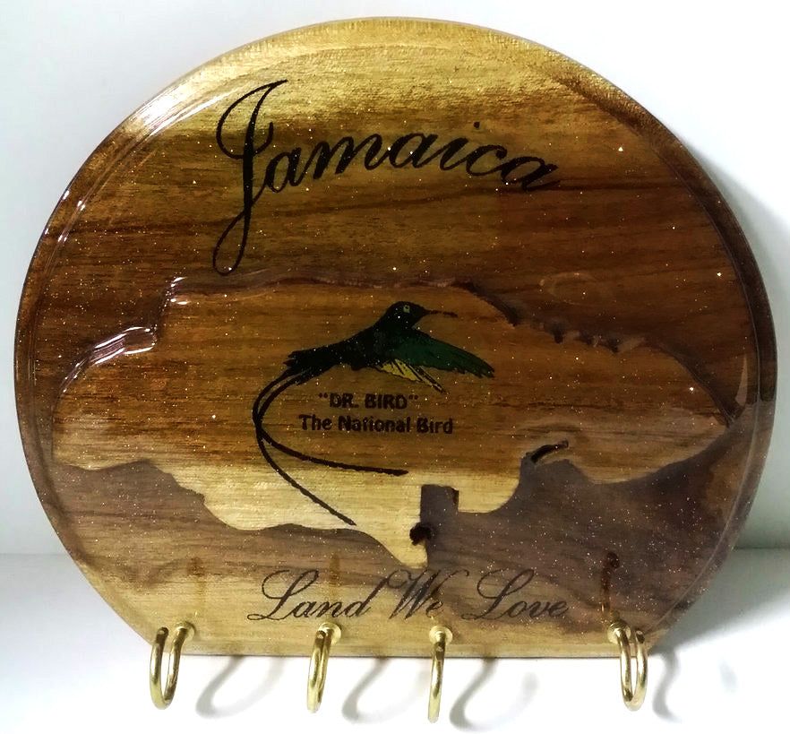 Round shape Jamaica key holder