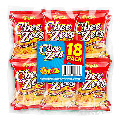 Sunshine Snacks Chee Zees 18 Units