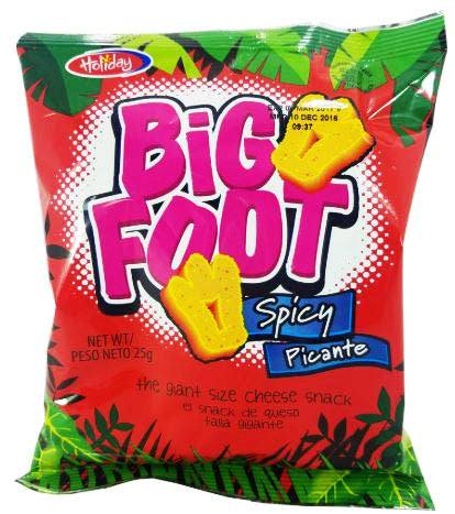 Holiday Big Foot Cheese Snack (Spicy) 3 pack