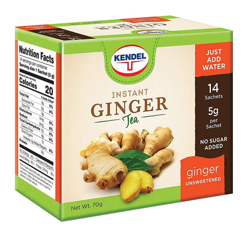 Kendel Ginger Tea 4 Units / 14 Sachets / 5 g - Sweet Jamaica Shopping