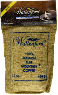 16oz Jute Bag Jamaica Blue Mountain coffee WB