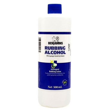 BENJAMINS RUBBING ALCOHOL 500ML - Sweet Jamaica Shopping