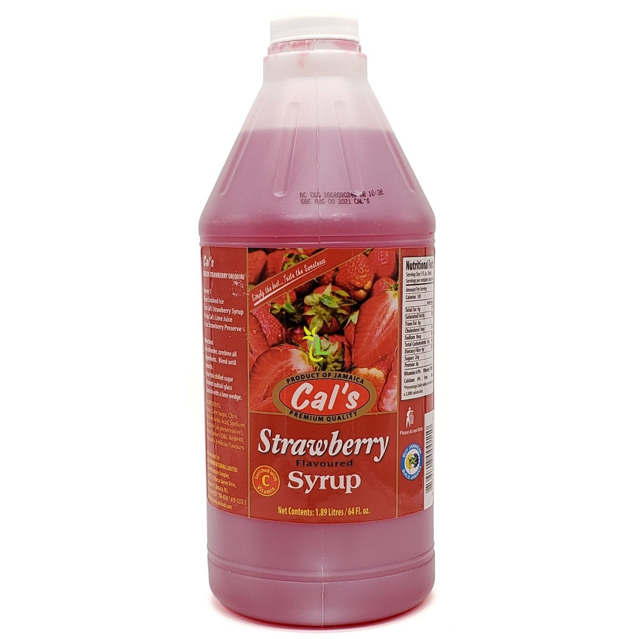 Caloshell Syrup Cals Syrup 1.89 litres – Sweet Jamaica Shopping
