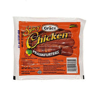 GRACE SPICY CHICKEN FRANKS 450G - Sweet Jamaica Shopping