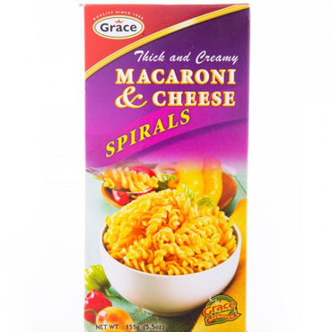 GRACE MACARONI & CHEESE SPIRALS 155g - Sweet Jamaica Shopping