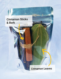 Dried Cinnamon Stick & leaves