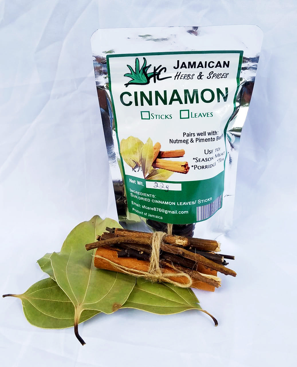 Dried Cinnamon Stick & leaves