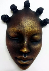 Med Nubian bump head Mask