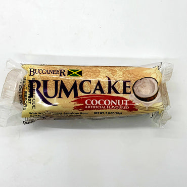 Buccaneer Pocket Size Rum Cake (set of 3)- Coconut - Sweet Jamaica Shopping