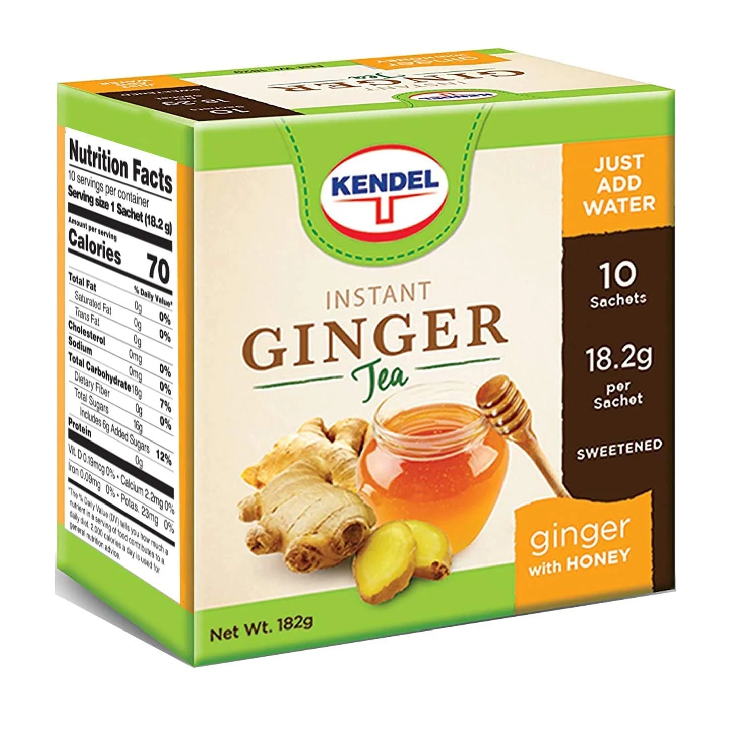 Kendel Ginger Tea per box - Sweet Jamaica Shopping