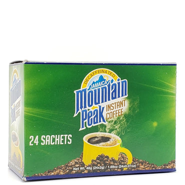 MT PEAK COFFEE DECAF 24x2g - Sweet Jamaica Shopping
