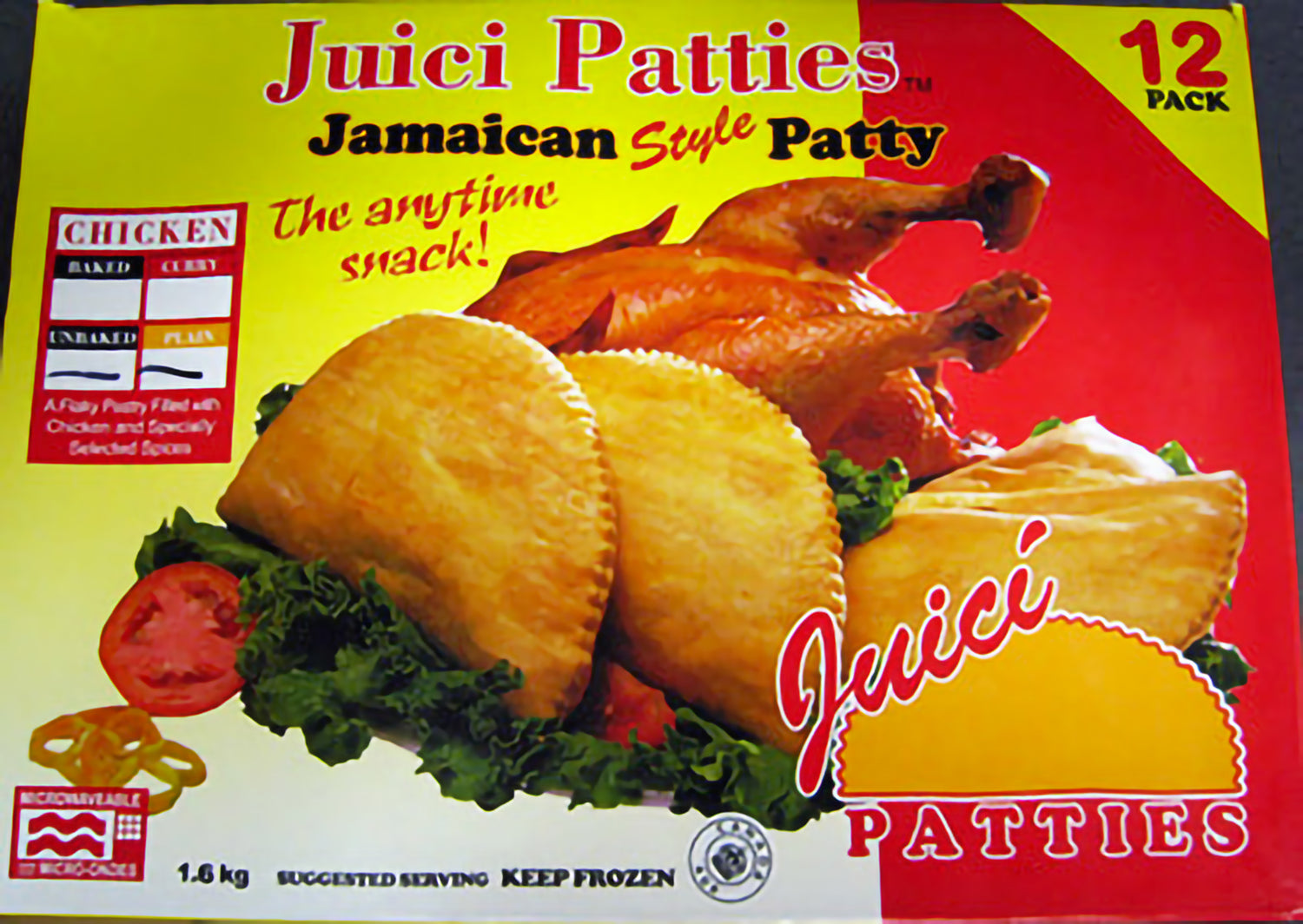 Juici Jamaican Patties - Box of 6 - Sweet Jamaica Shopping