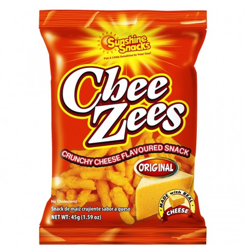 SUNSHINE CHEE ZEES 42g set of 6 - Sweet Jamaica Shopping