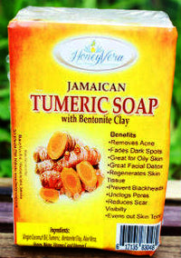 Honey Vera Turmeric  soap - Sweet Jamaica Shopping