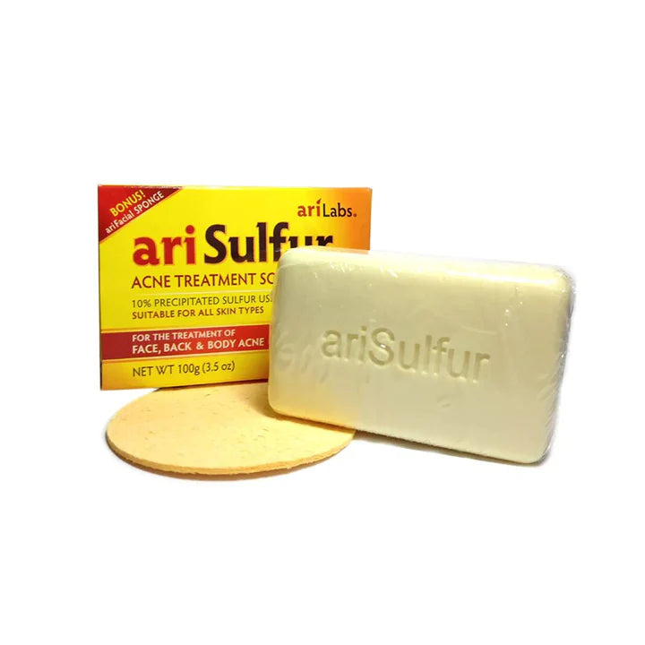 Ari Sulfur Facial and Body Bar, 3.5oz - Sweet Jamaica Shopping