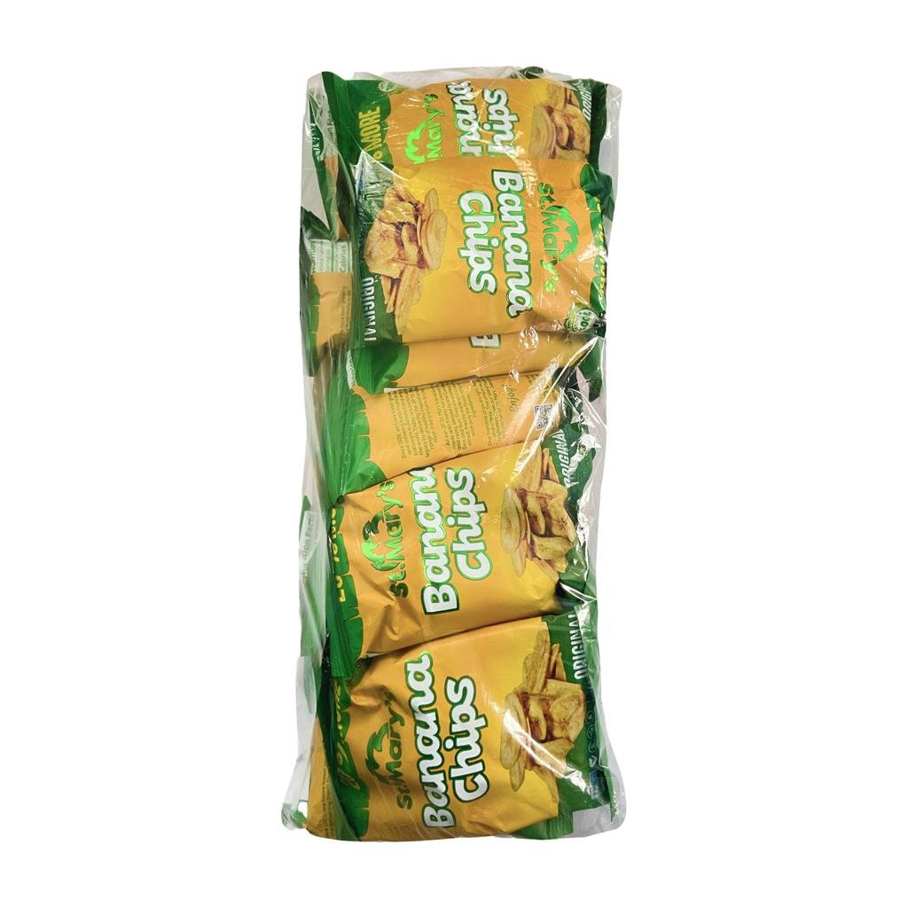 St Mary's Banana Chips 15 units 30g