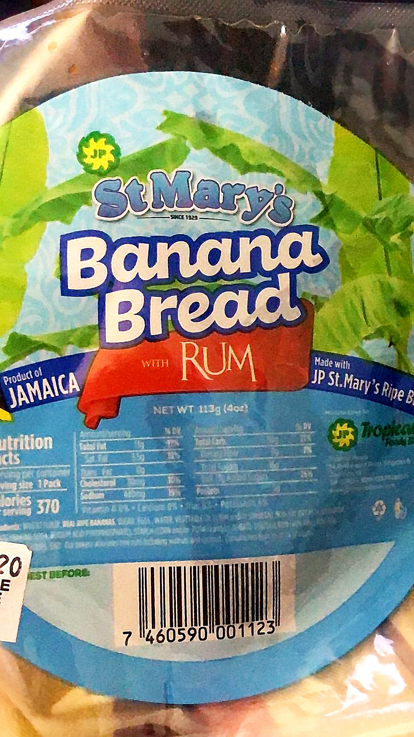 JP Banana Bread with rum - Sweet Jamaica Shopping