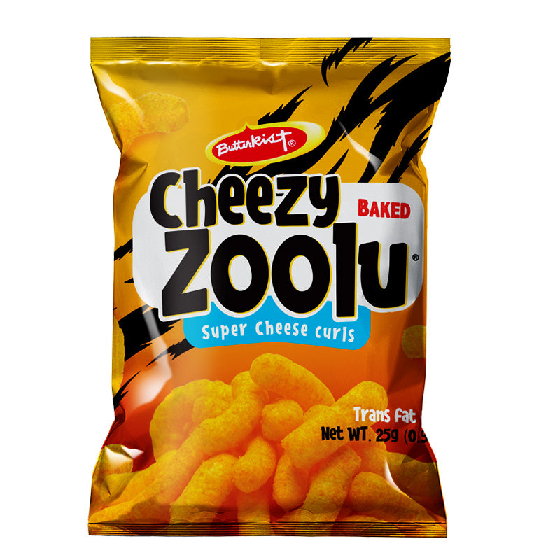 Butterkist Cheezy Zoolu Super Cheese Curls ( set of 6)