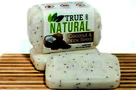 Coconut and Poppy Seeds soap (set of 3)