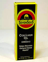 SEVEN SEAS COD LIVER OIL W/OMEGA 3 450ML - Sweet Jamaica Shopping