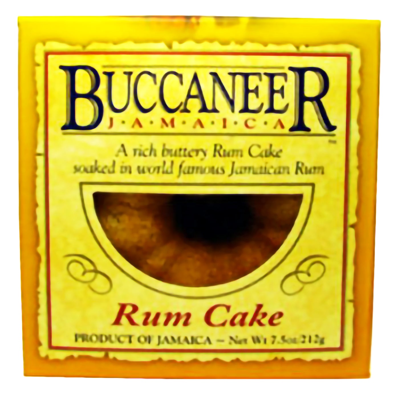 Buccaneer Jamaica Rum Cake -7.5oz - Sweet Jamaica Shopping