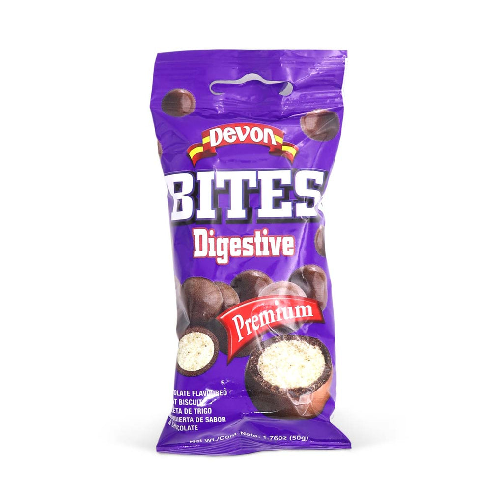Devon Chocolate Digestive Bites, 50g (3 Pack) - Sweet Jamaica Shopping
