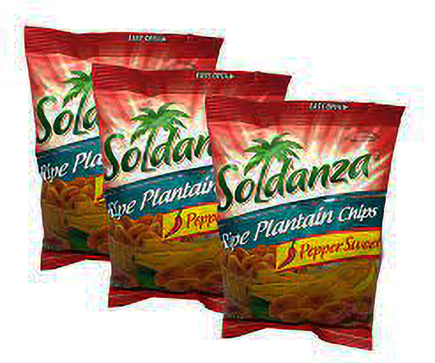 SOLDANZA RIPE PLANTAIN CHIPS PEPPER   3 units