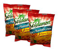 SOLDANZA RIPE PLANTAIN CHIPS PEPPER   12 units