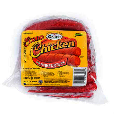 Grace Kennedy Econo Chicken Frankfurters 1.2 kg