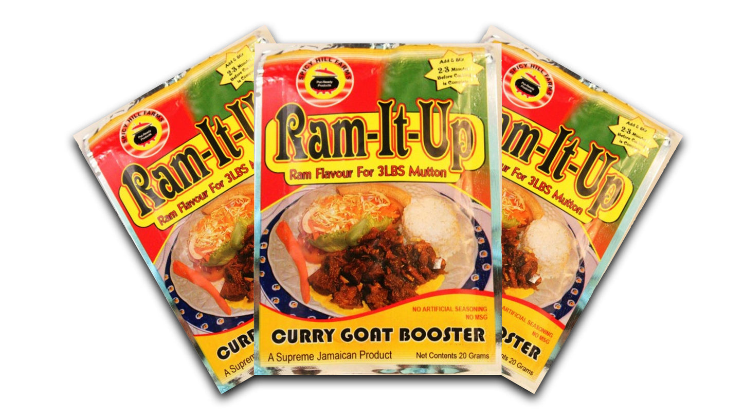 Ram it Up curry goat booster set of 3