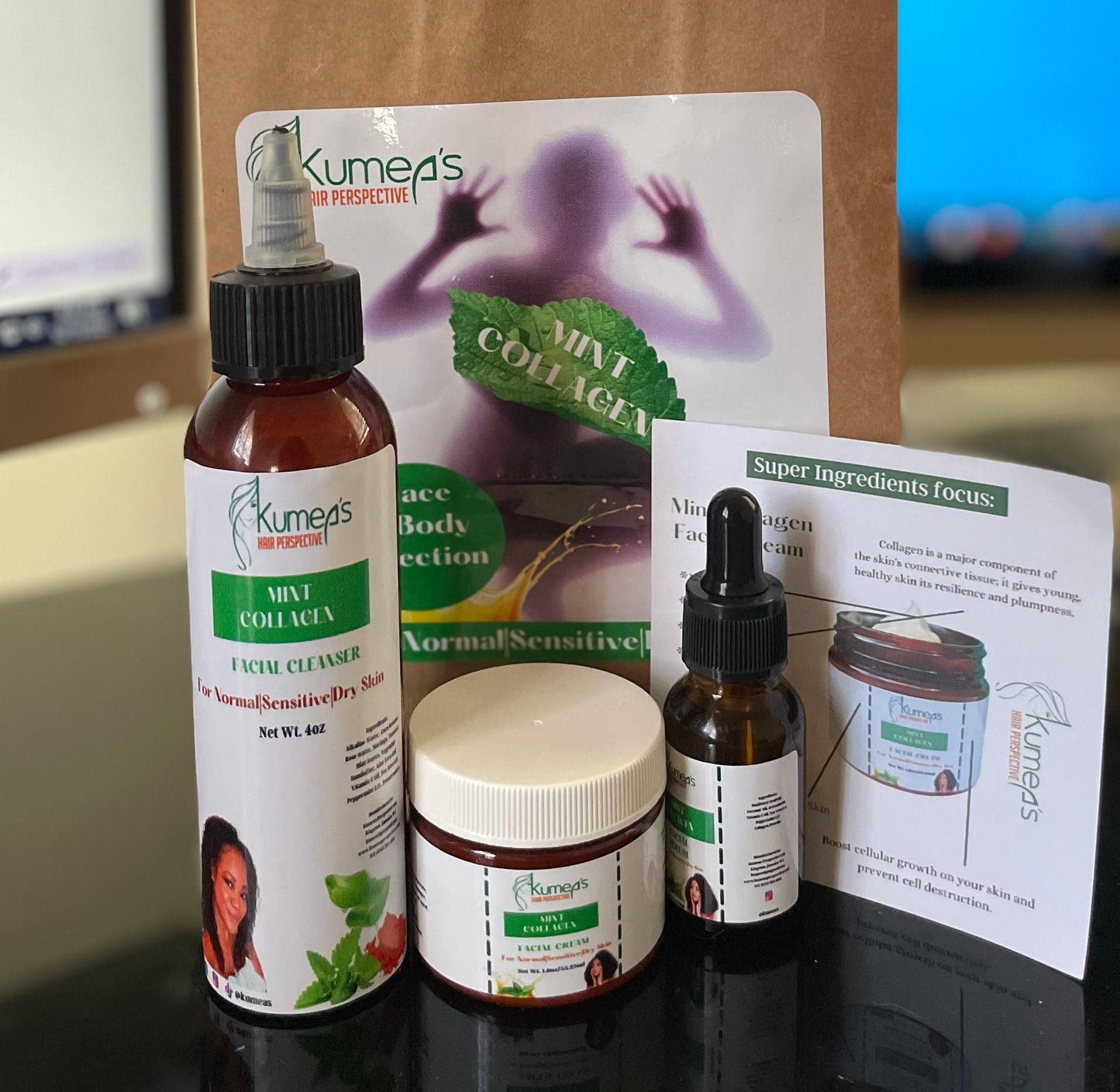 Kumeas mint collagen collection - Sweet Jamaica Shopping