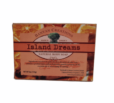 Banyan Creations -  Natural Body soap 113g (4oz.) - Sweet Jamaica Shopping