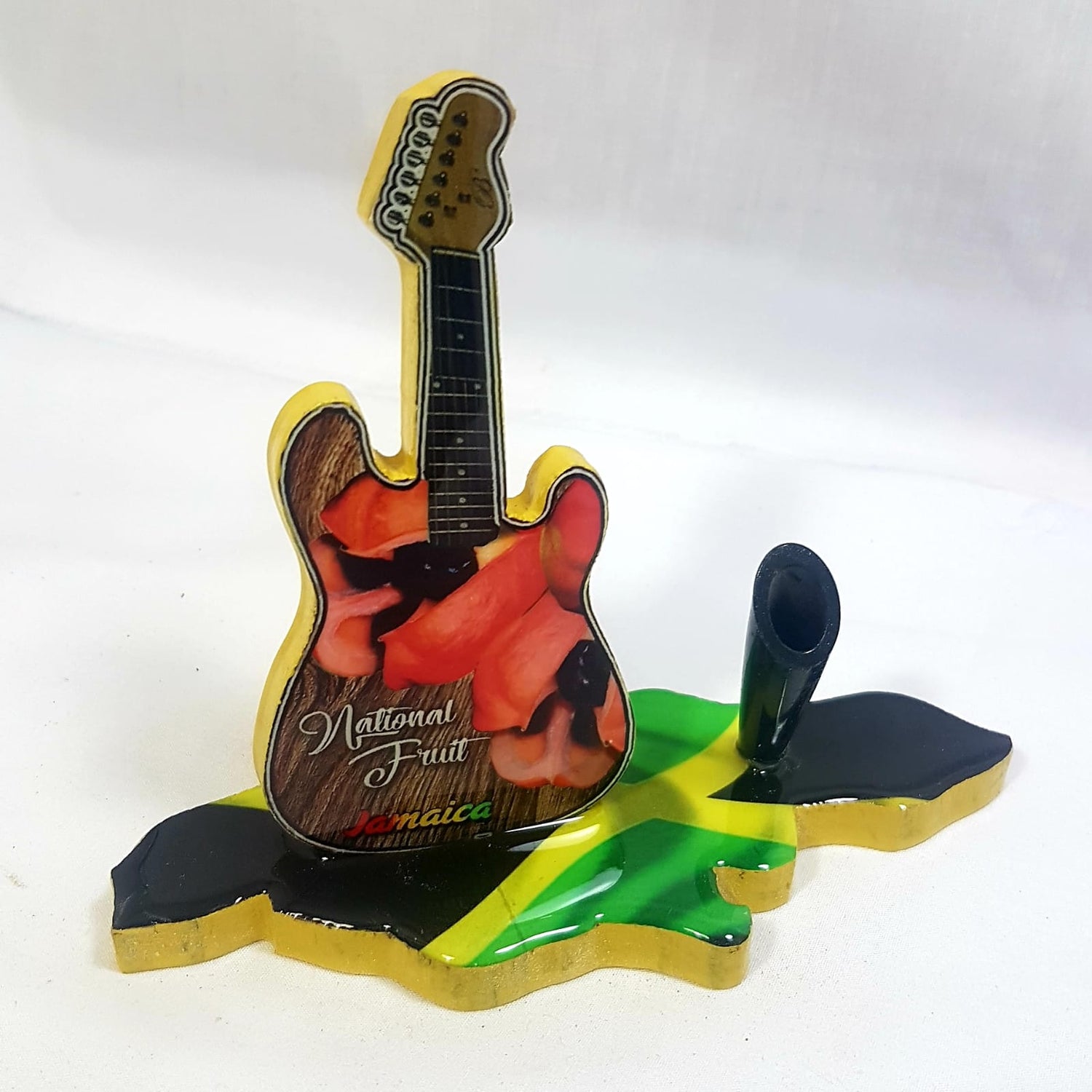 Upright Guitar pen holder - Sweet Jamaica Shopping