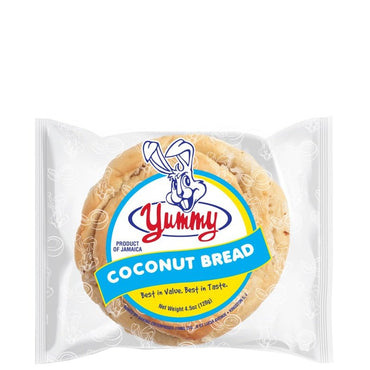 YUMMY COCONUT BREAD 128g set of 3 - Sweet Jamaica Shopping