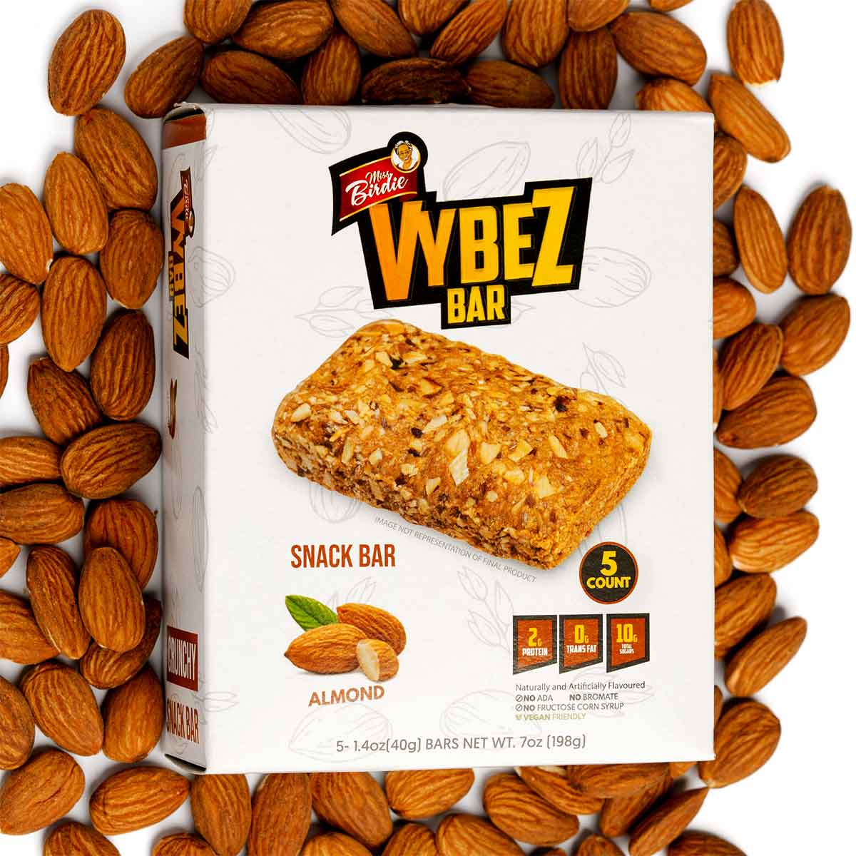 Miss Birdie Vybez Bar 5CT, 198g - Sweet Jamaica Shopping