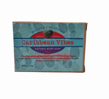 Banyan Creations -  Natural Body soap 113g (4oz.) - Sweet Jamaica Shopping