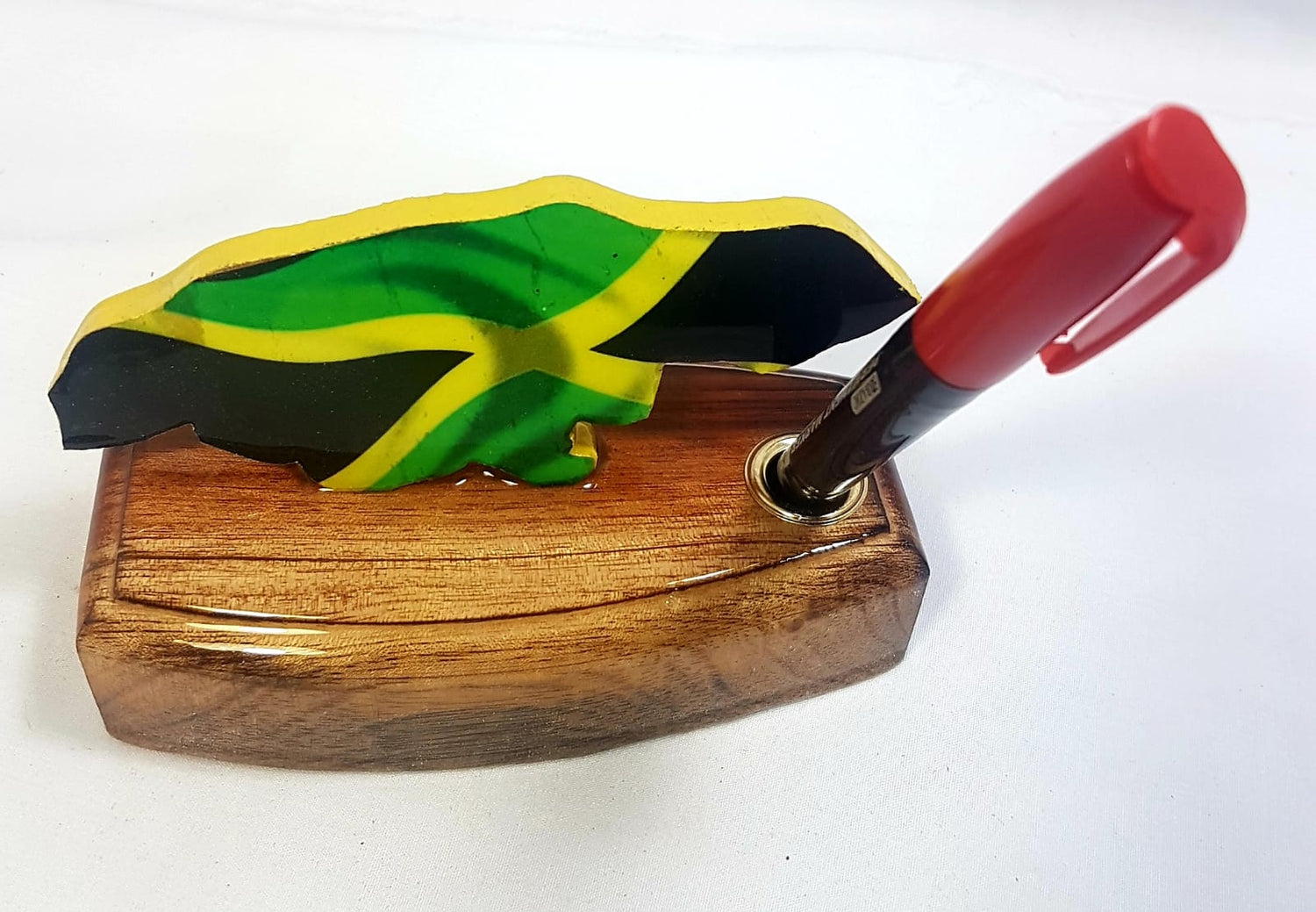 Map shape upright pen holder - Sweet Jamaica Shopping