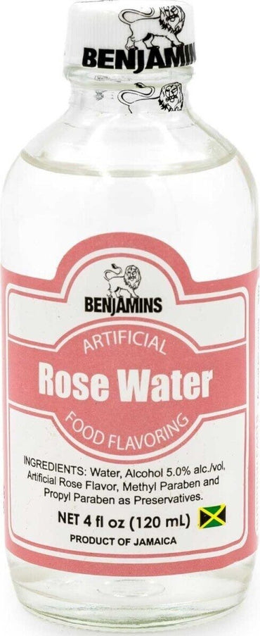 Benjamins Rose Water 480ml - Sweet Jamaica Shopping