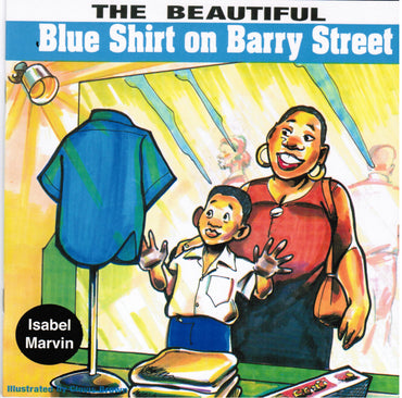 Beautiful Blue Shirt on Barry Street - Sweet Jamaica Shopping